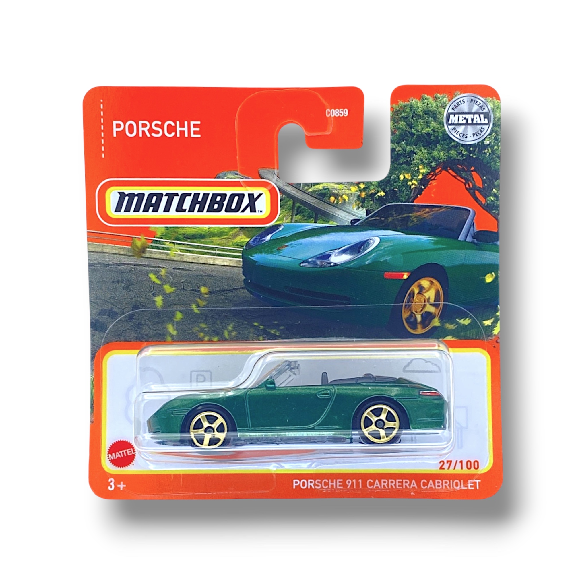 Matchbox Porsche 911 Carrera Cabriolet (Green) HFR92