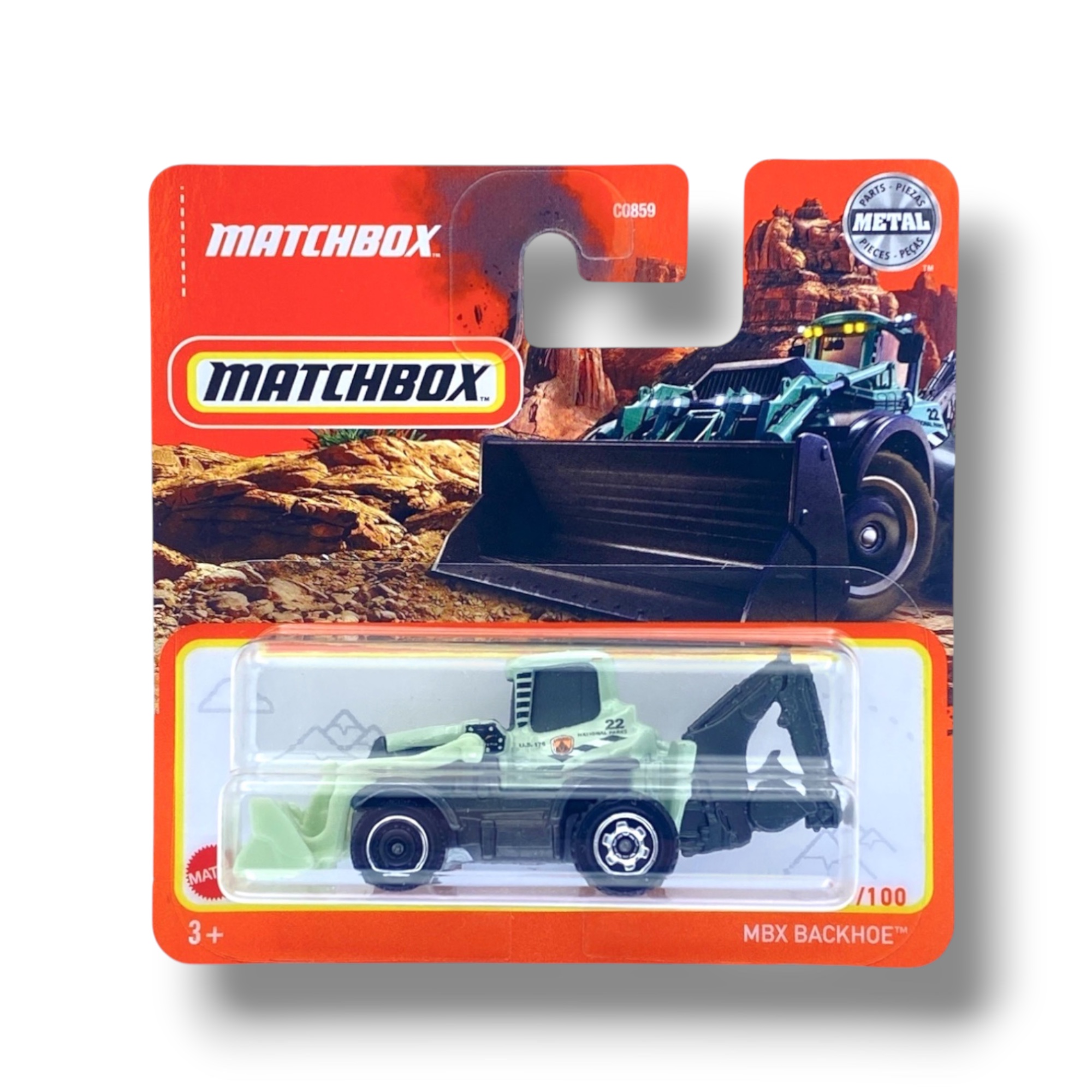 Matchbox MBX Backhoe (Green) HFT01