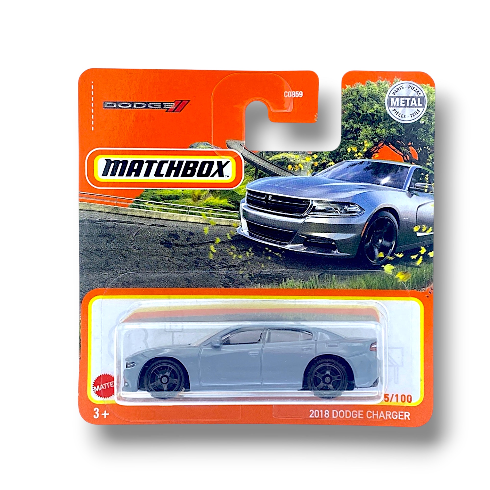 Matchbox 2018 Dodge Charger (Grey) GXM73