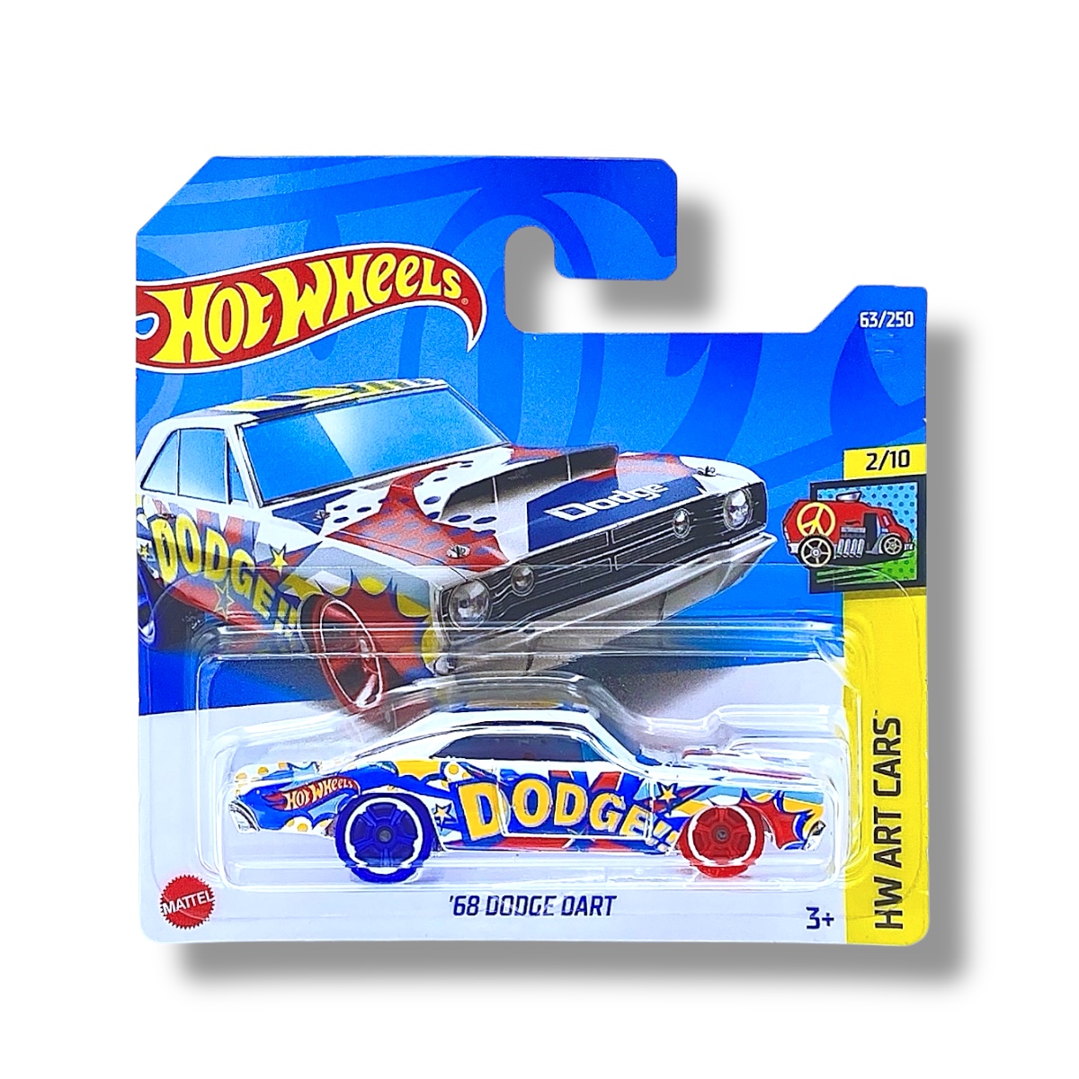 Hot Wheels ’68 Dodge Dart HCW34 (White/Blue/Red)