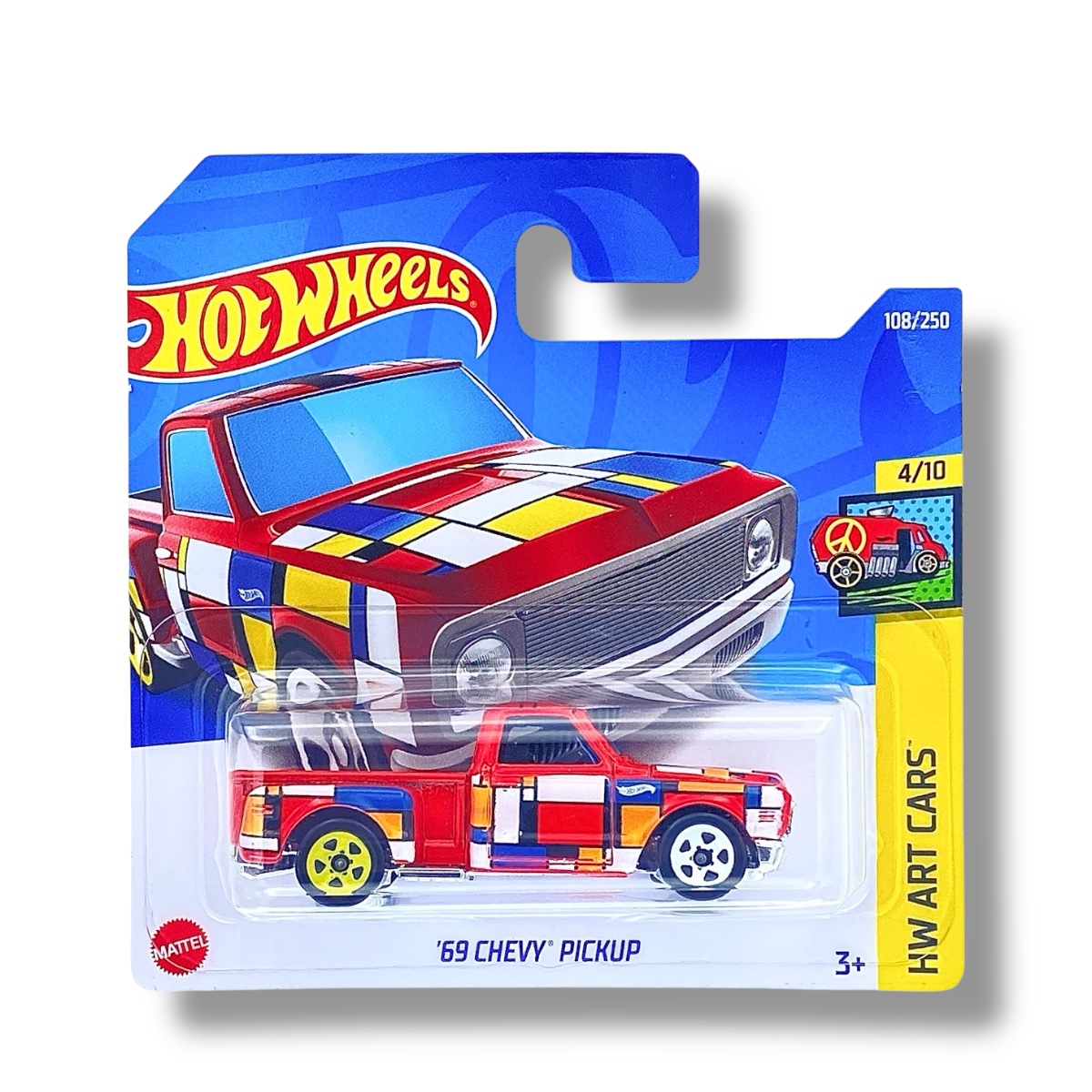 Hot Wheels ’69 Chevy Pickup (Red) HCV74