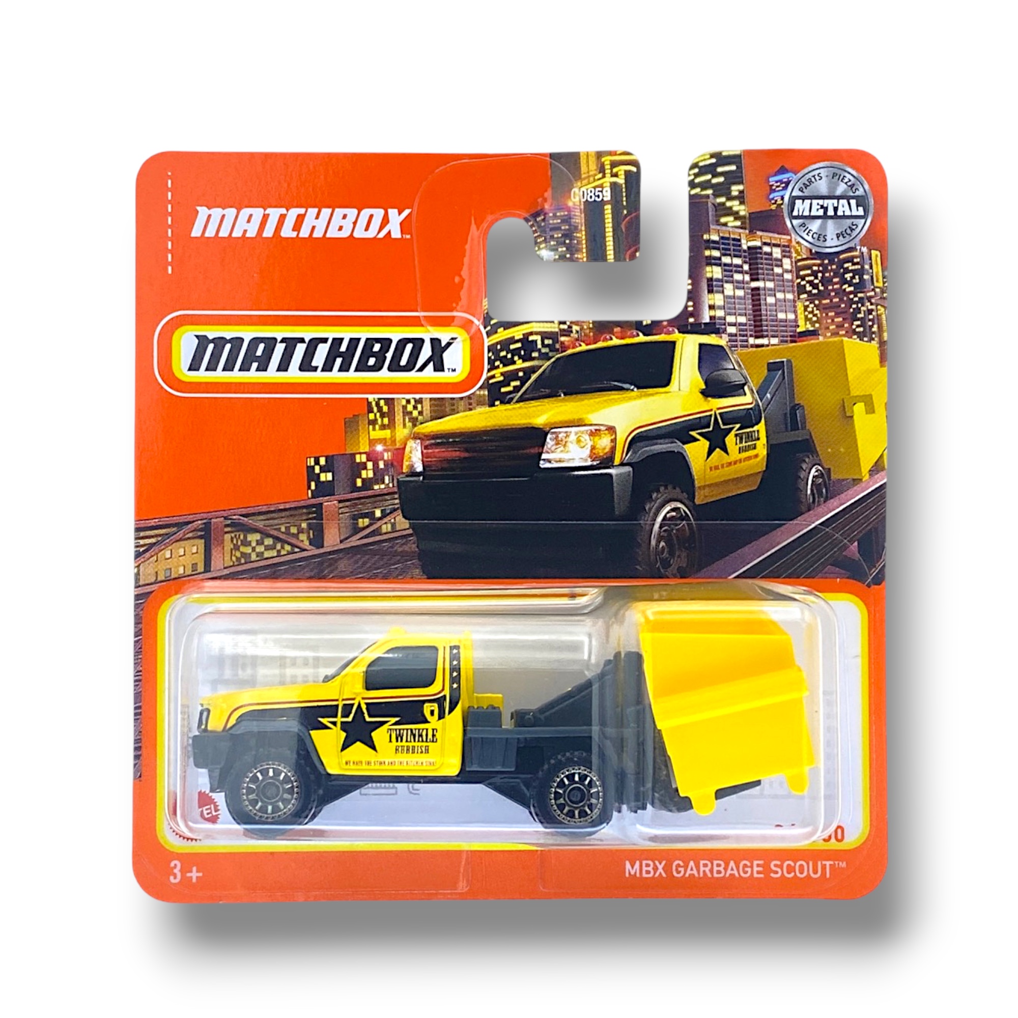 Matchbox Garbage Scout (Yellow) HFR80