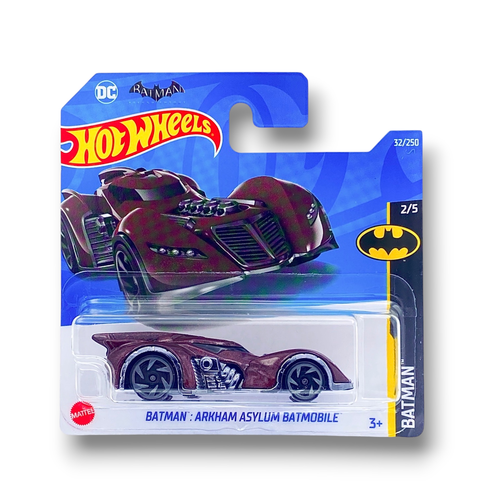 Hot Wheels Batman: Arkham Asylum Batmobile (Dark Red) HCW59