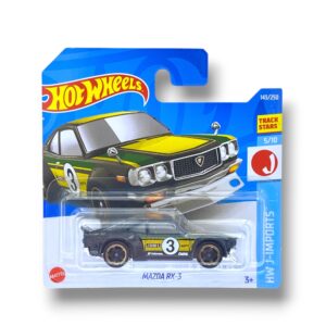 Hot Wheels Mazda RX-3 (Black/Yellow/Green) HCV78