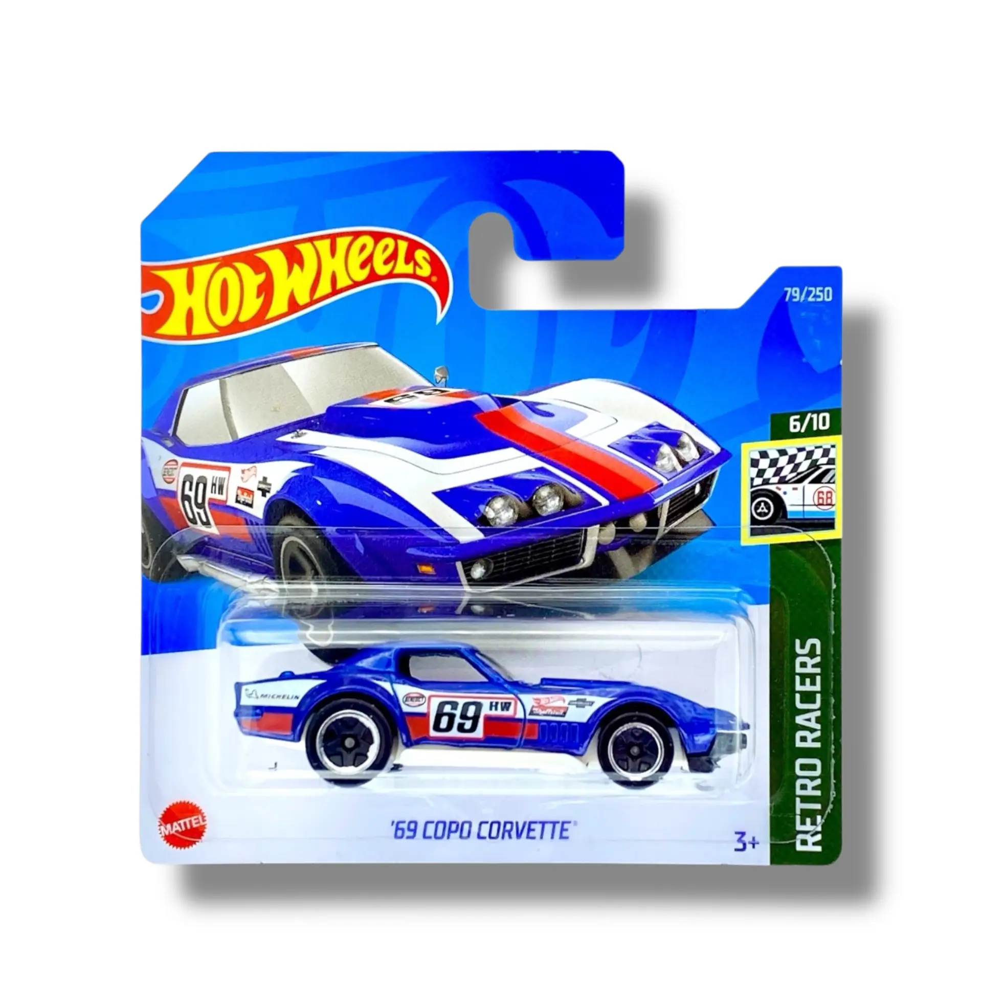 Hot Wheels '69 COPO Corvette (Blue) HCV10