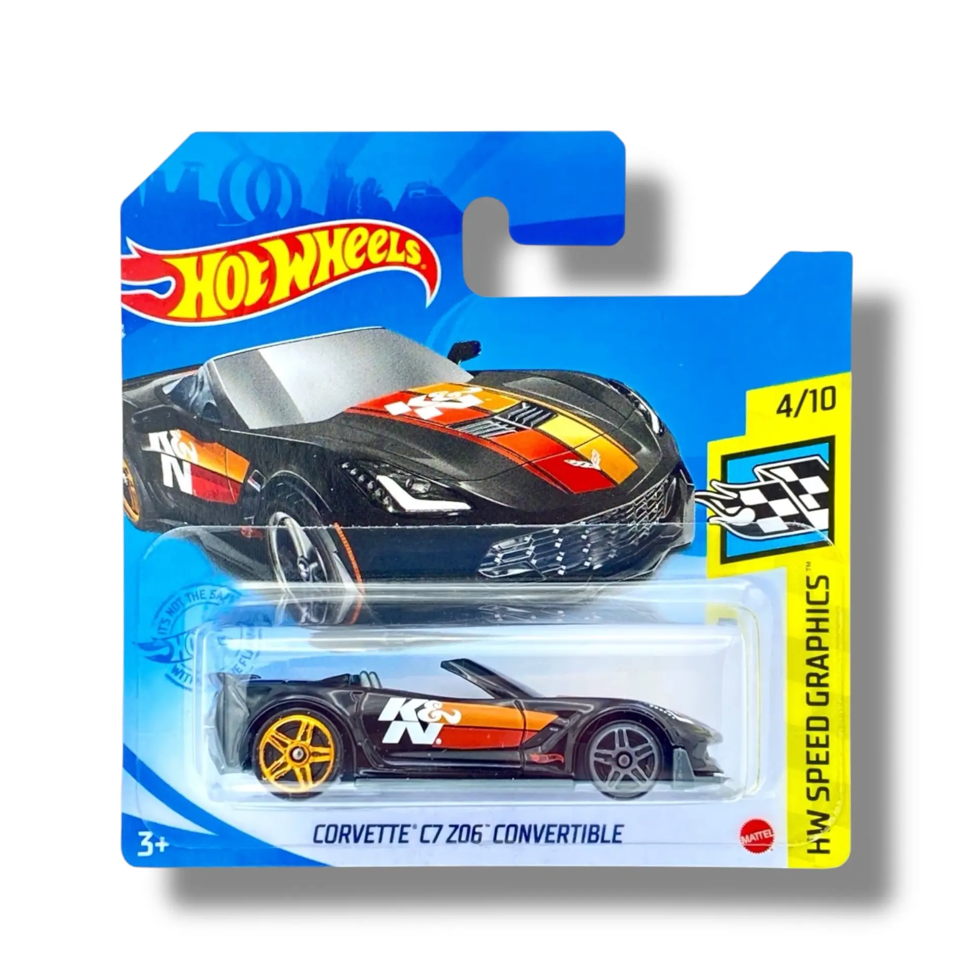 Hot Wheels Corvette C7 Z06 Convertble (Black - K&N) GRY41