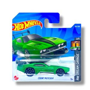 Hot Wheels Count Muscular (Green) HCX01
