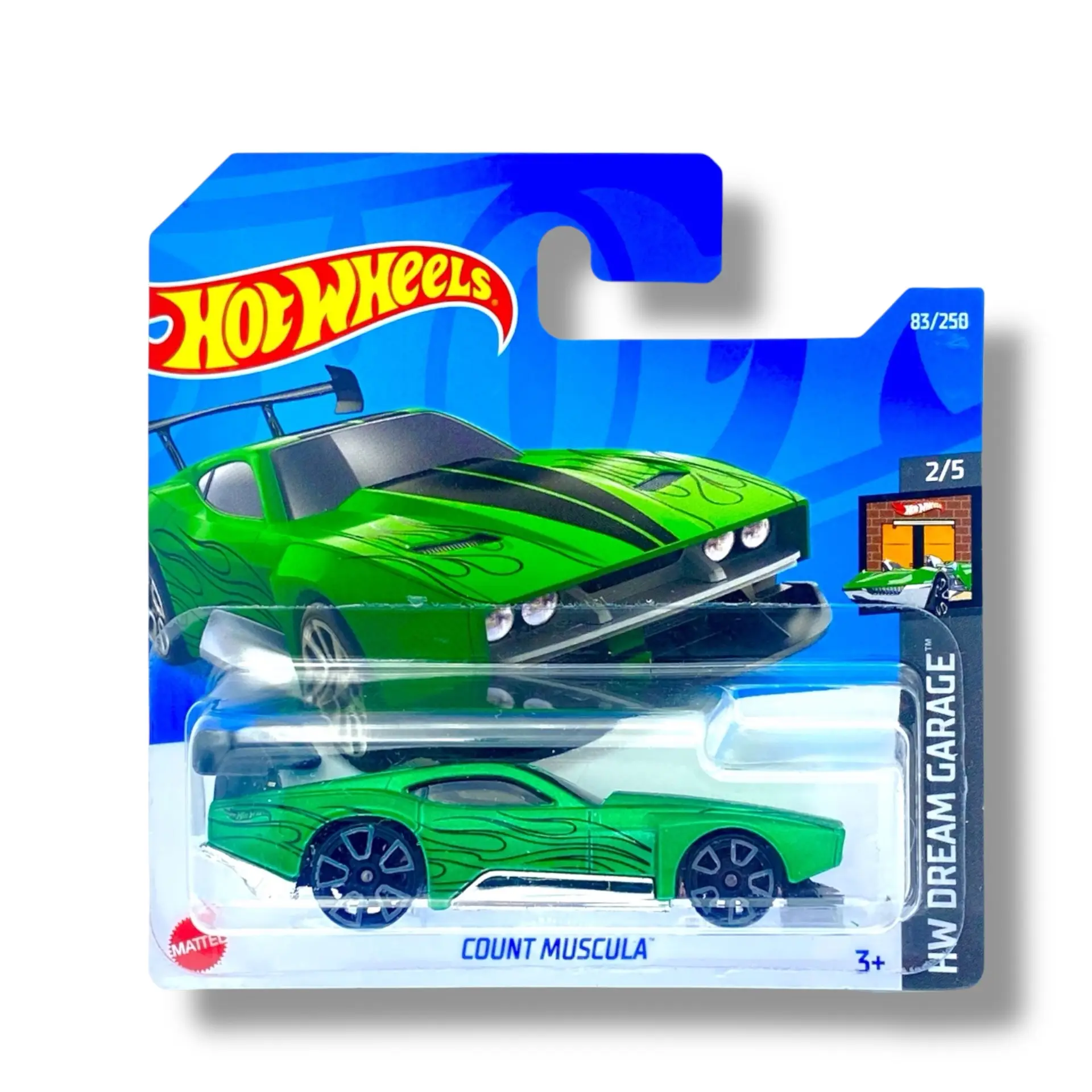 Hot Wheels Count Muscular (Green) HCX01