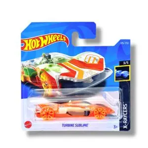 Hot Wheels Turbine Sublime (Clear and Orange) HCX42