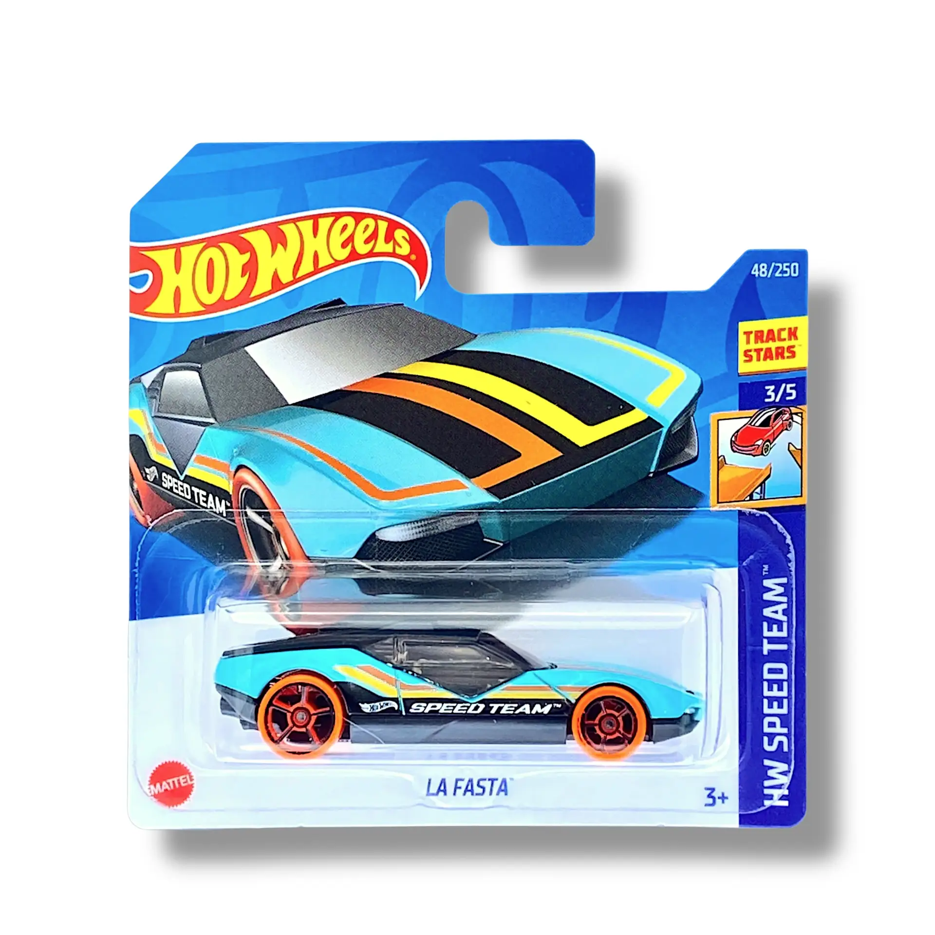 Hot Wheels La Fasta (Turquoise, Black & Orange) HCX76