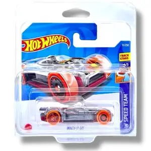 Hot Wheels Mach It Go (Clear, Silver & Orange) HCW90