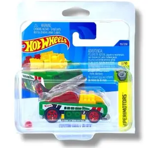 Hot Wheels Custom Small Block (Green, Yellow & Red) HCX69 – Lego Compatible