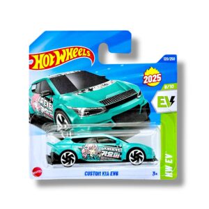 Hot Wheels Custom Kia EV6 (Teal, Black & Pink) HYX63