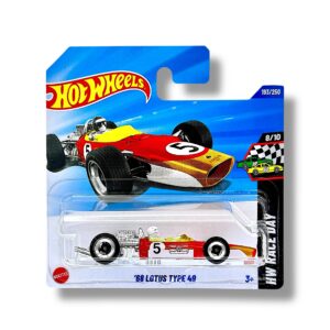 Hot Wheels ’68 Lotus Type 49 (Red, White & Gold) HYX18