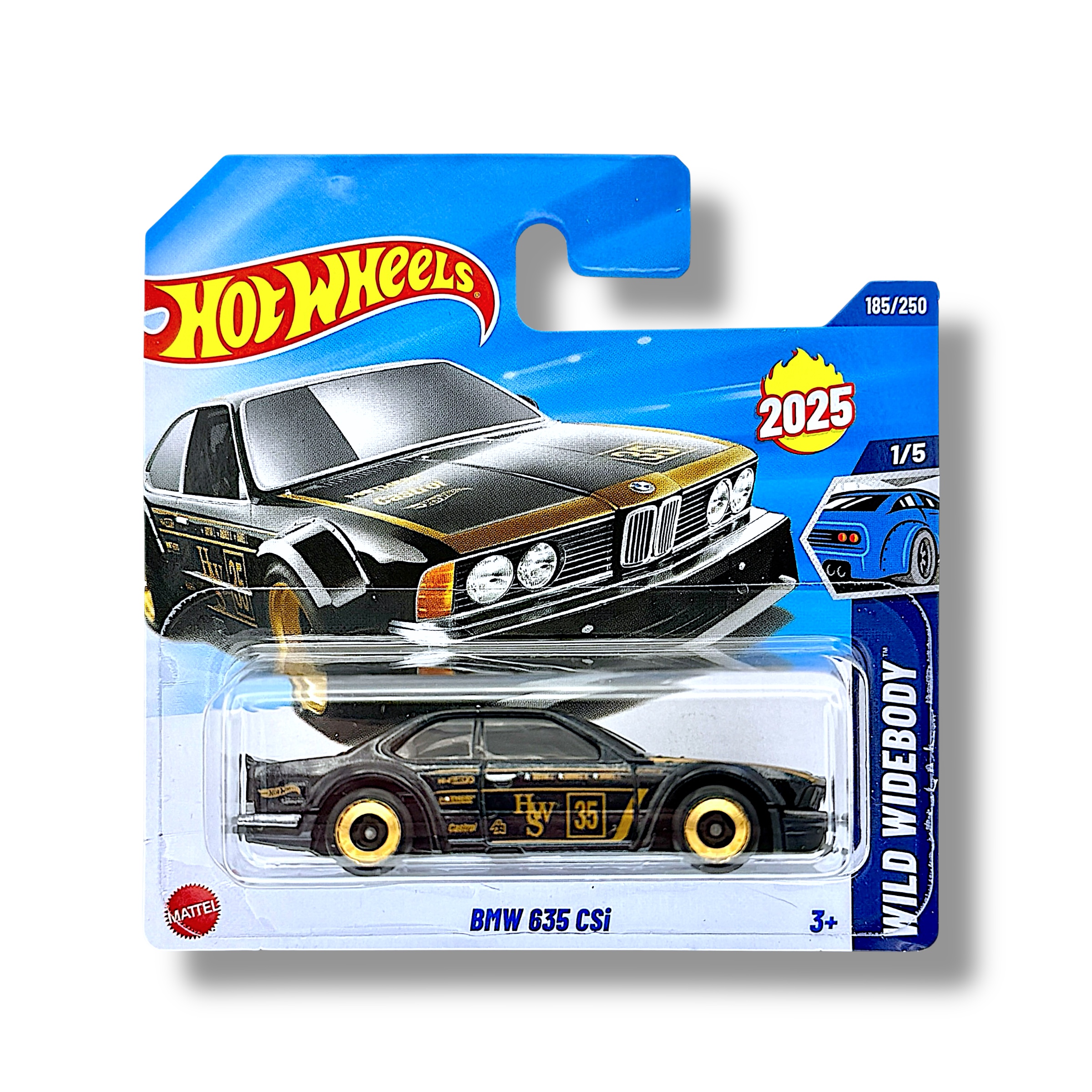 Hot Wheels BMW 635 Csi (Black & Gold) HYW38