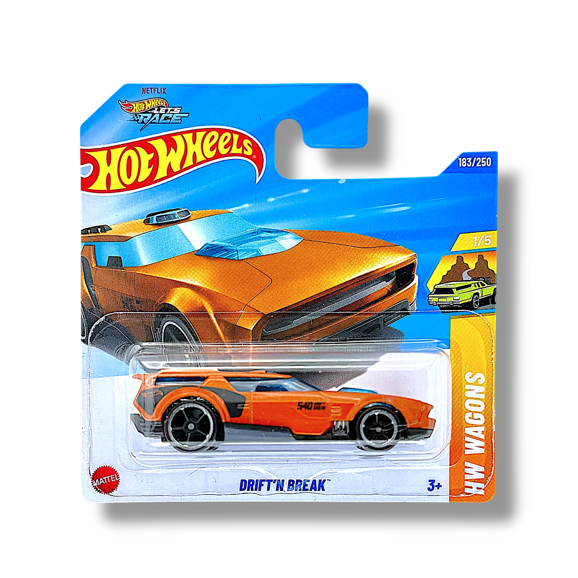 Hot Wheels Drift'n Break (Orange - Hot Wheels Let's Race) JBB09