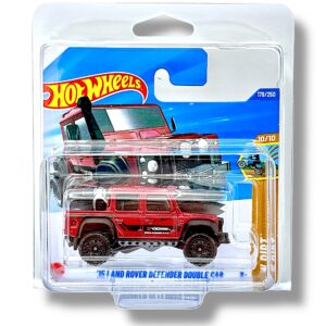 Hot Wheels ’15 Land Rover Defender Double Cab (Red & Black) JBB06