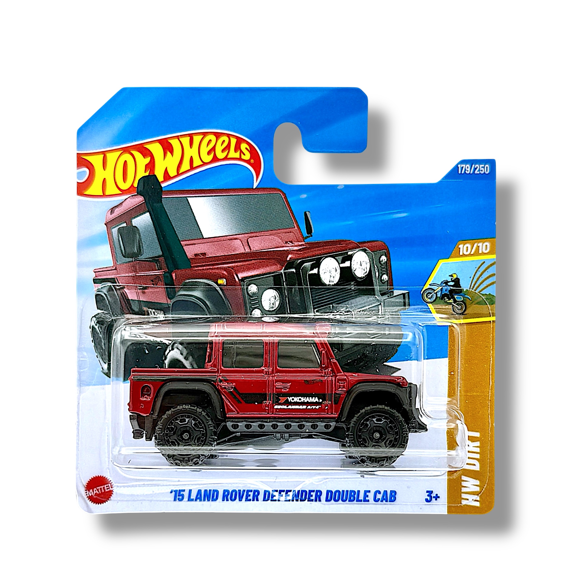 Hot Wheels '15 Land Rover Defender Double Cab (Red & Black) JBB06