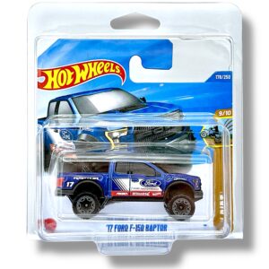 Hot Wheels ’17 Ford F-150 Raptor (Blue, White & Red) JBB05