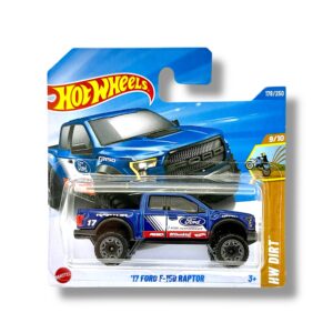 Hot Wheels ’17 Ford F-150 Raptor (Blue, White & Red) JBB05