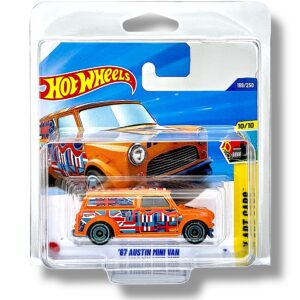 Hot Wheels ’67 Austin Mini Van (Orange, Red, White & Blue) JBB00
