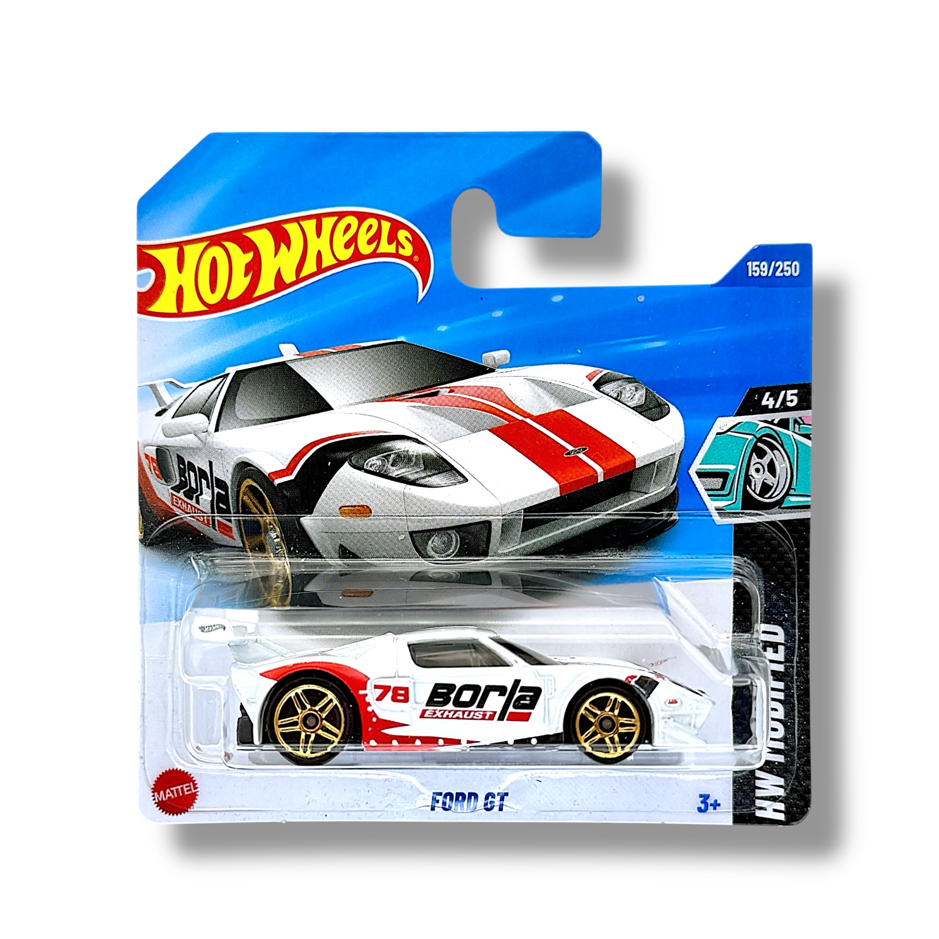 Hot Wheels Ford GT (White & Red) HYY92