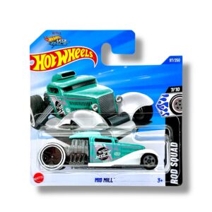 Hot Wheels Mid Mill (Teal, White & Silver – Hot Wheels Let’s Race) HYX79