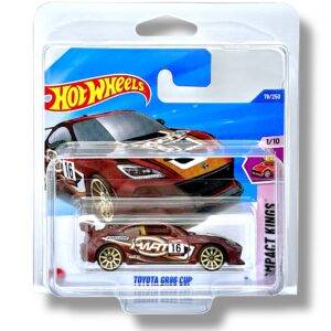 Hot Wheels Toyota GR86 Cup (Dark Red, Gold & White) HYX74