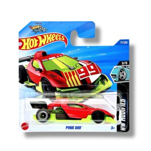 Hot Wheels Punk Rod (Red, Black & Green – Hot Wheels Let’s Race) HYX72