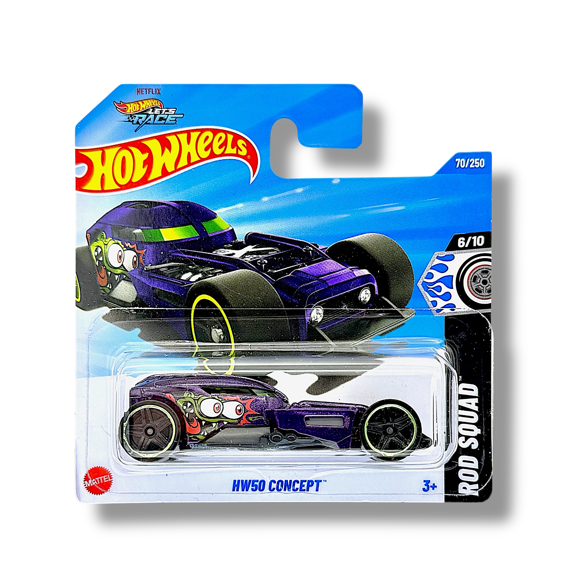 Hot Wheels HW50 Concept (Purple & Black - Hot Wheels Let's Race) HYX71