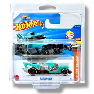 Hot Wheels Haulerback (Teal, Black & Silver – Hot Wheels Let’s Race) HYX68