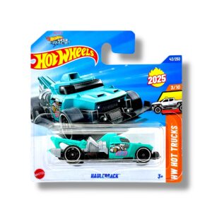 Hot Wheels Haulerback (Teal, Black & Silver – Hot Wheels Let’s Race) HYX68