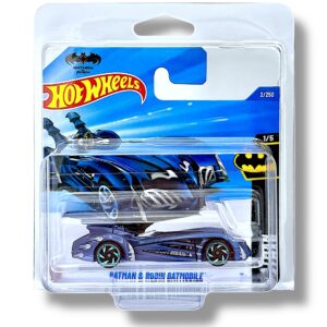 Hot Wheels Batman & Robin Batmobile (Metallic Blue) HYX61