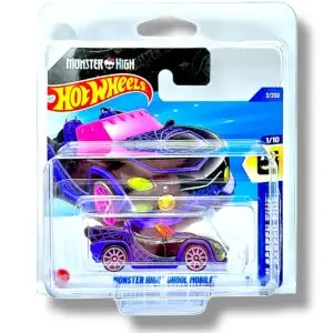 Hot Wheels Monster High Ghoul Mobile (Black, Purple & Pink) HYX62