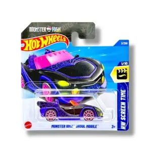 Hot Wheels Monster High Ghoul Mobile (Black, Purple & Pink) HYX62