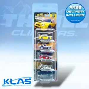 Hot Wheels Premium Thrill Climbers 5 Car Set with KLAS Car Keeper/s