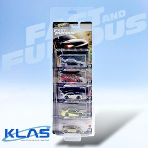 Hot Wheels Premium Fast & Furious 5 Car Set + KLAS Car Keeper/s