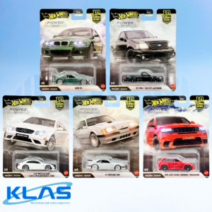 Hot Wheels Premium Power Trip 5 Car Set with KLAS Car Keeper/s (Copy)