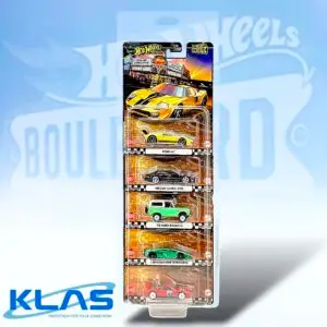Hot Wheels Premium Boulevard 5 Car Set #136–#140 with KLAS Car Keeper Protector/s