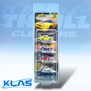 Hot Wheels Premium Thrill Climbers 5 Car Set with KLAS Car Keeper/s