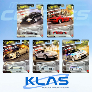 Hot Wheels Premium Modern Classics 5 Car Set with KLAS Car Keeper/s