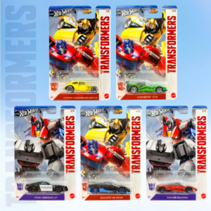 Hot Wheels Transformers Silver Series 5-Car Set + KLAS Car Keeper Protector/s