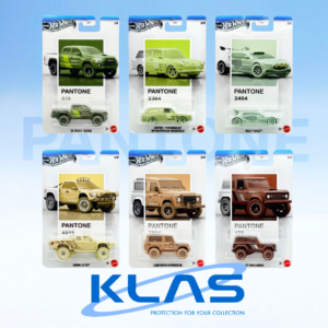 Hot Wheels Silver Series Pantone 6 Car Set + KLAS Car Keeper Protector/s