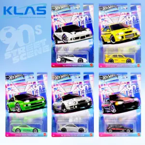 Hot Wheels 90s Street Scene 5 Car Set + KLAS Car Keeper Protector/s