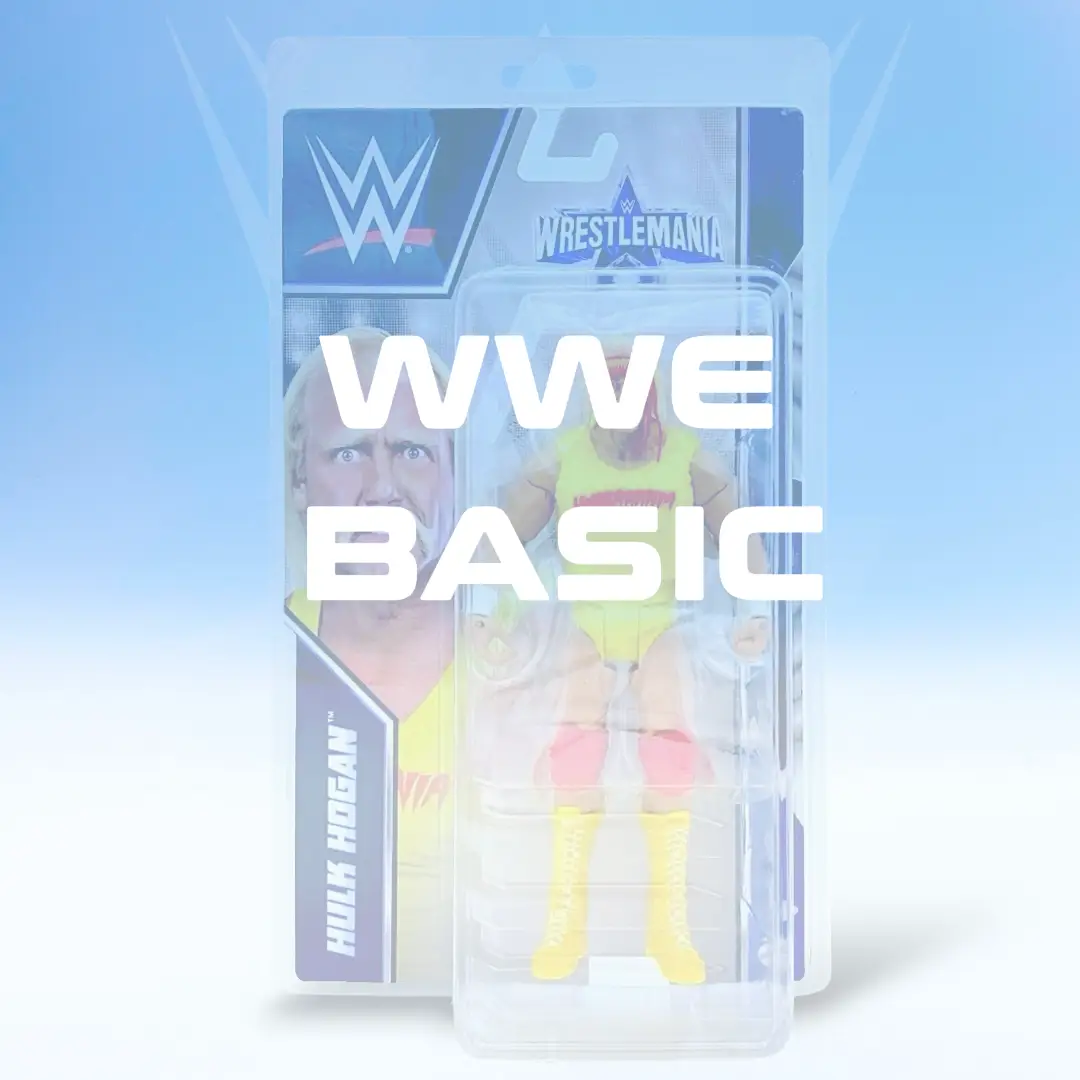 WWE Basic Figure Protector Cases by KLAS for Mattel WWE Basic carded action figures